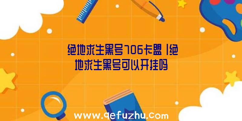 「绝地求生黑号706卡盟」|绝地求生黑号可以开挂吗